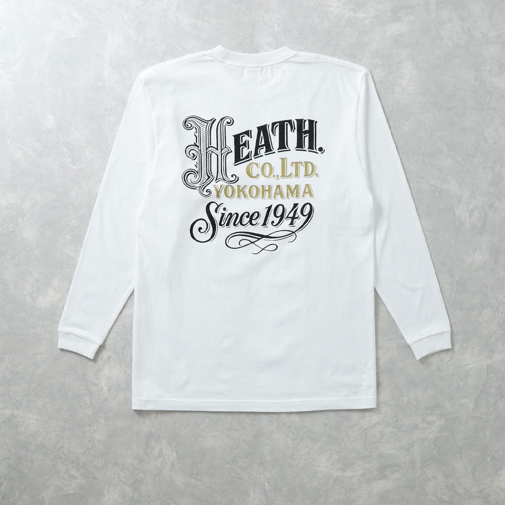 【HEATH】HEATH SIGN BOARD HEAVY WEIGHT L/S ヒースサインボード L/S