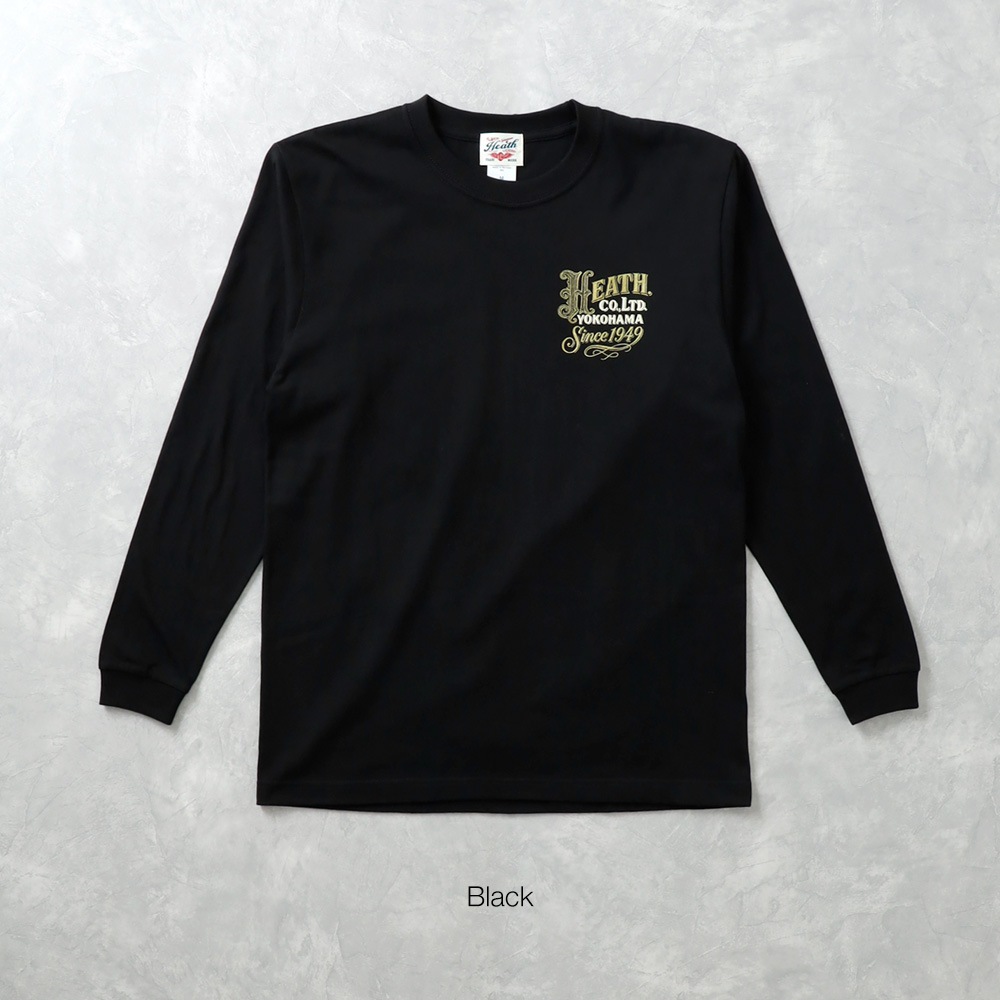 【HEATH】HEATH SIGN BOARD HEAVY WEIGHT L/S ヒースサインボード L/S