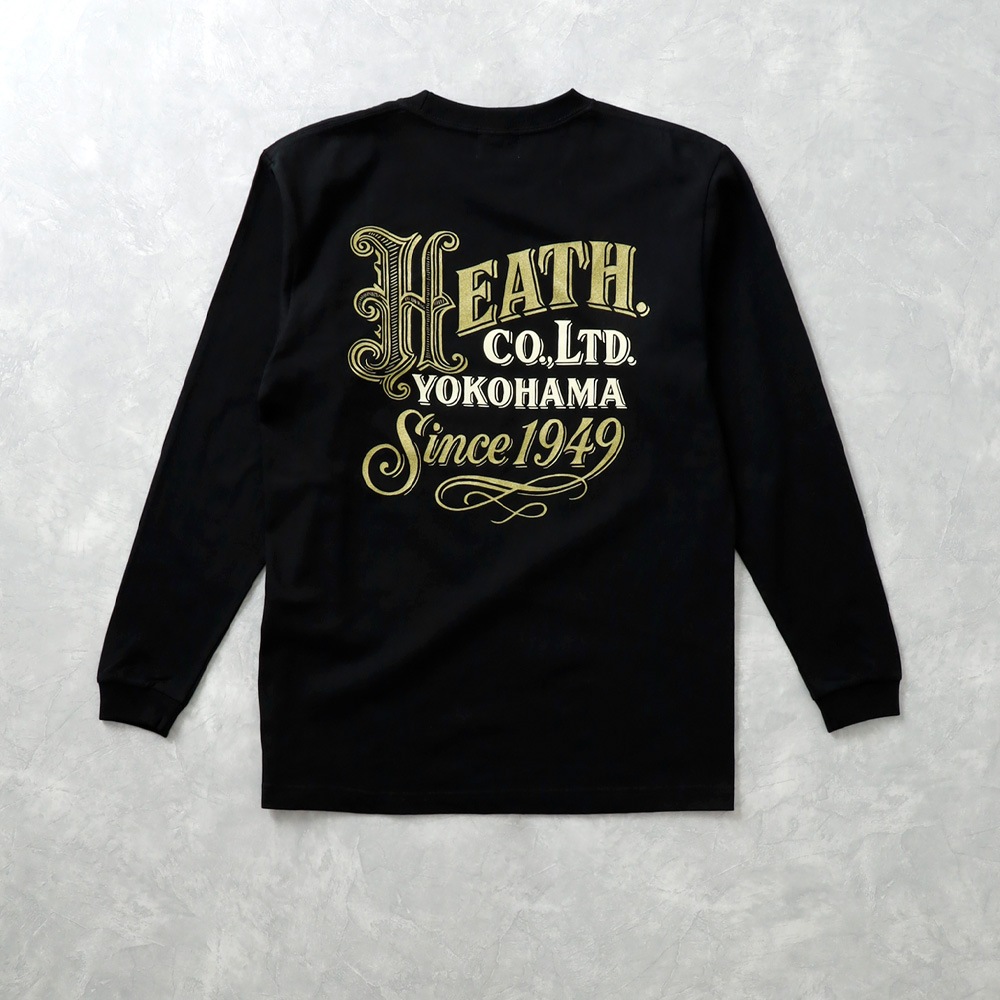 【HEATH】HEATH SIGN BOARD HEAVY WEIGHT L/S ヒースサインボード L/S