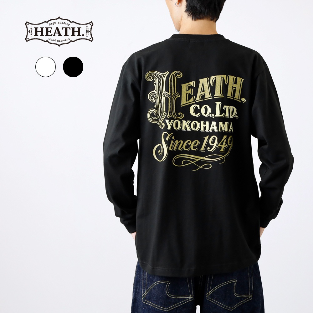 【HEATH】HEATH SIGN BOARD HEAVY WEIGHT L/S ヒースサインボード L/S