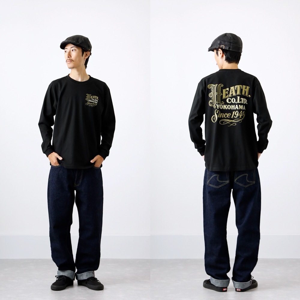 【HEATH】HEATH SIGN BOARD HEAVY WEIGHT L/S ヒースサインボード L/S