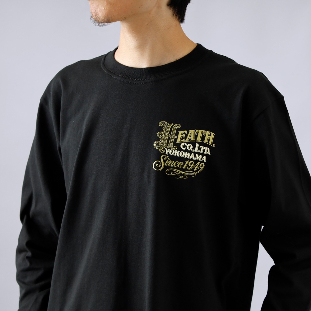 【HEATH】HEATH SIGN BOARD HEAVY WEIGHT L/S ヒースサインボード L/S