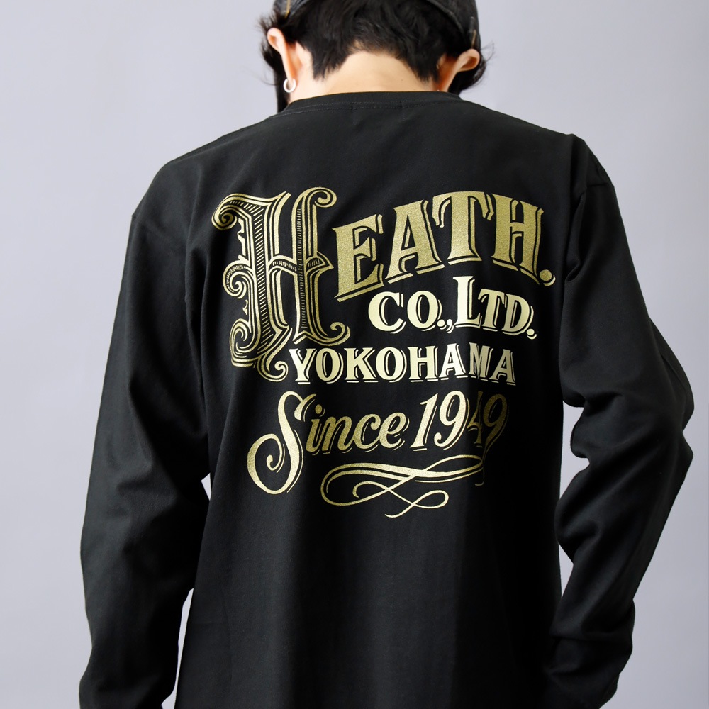 【HEATH】HEATH SIGN BOARD HEAVY WEIGHT L/S ヒースサインボード L/S