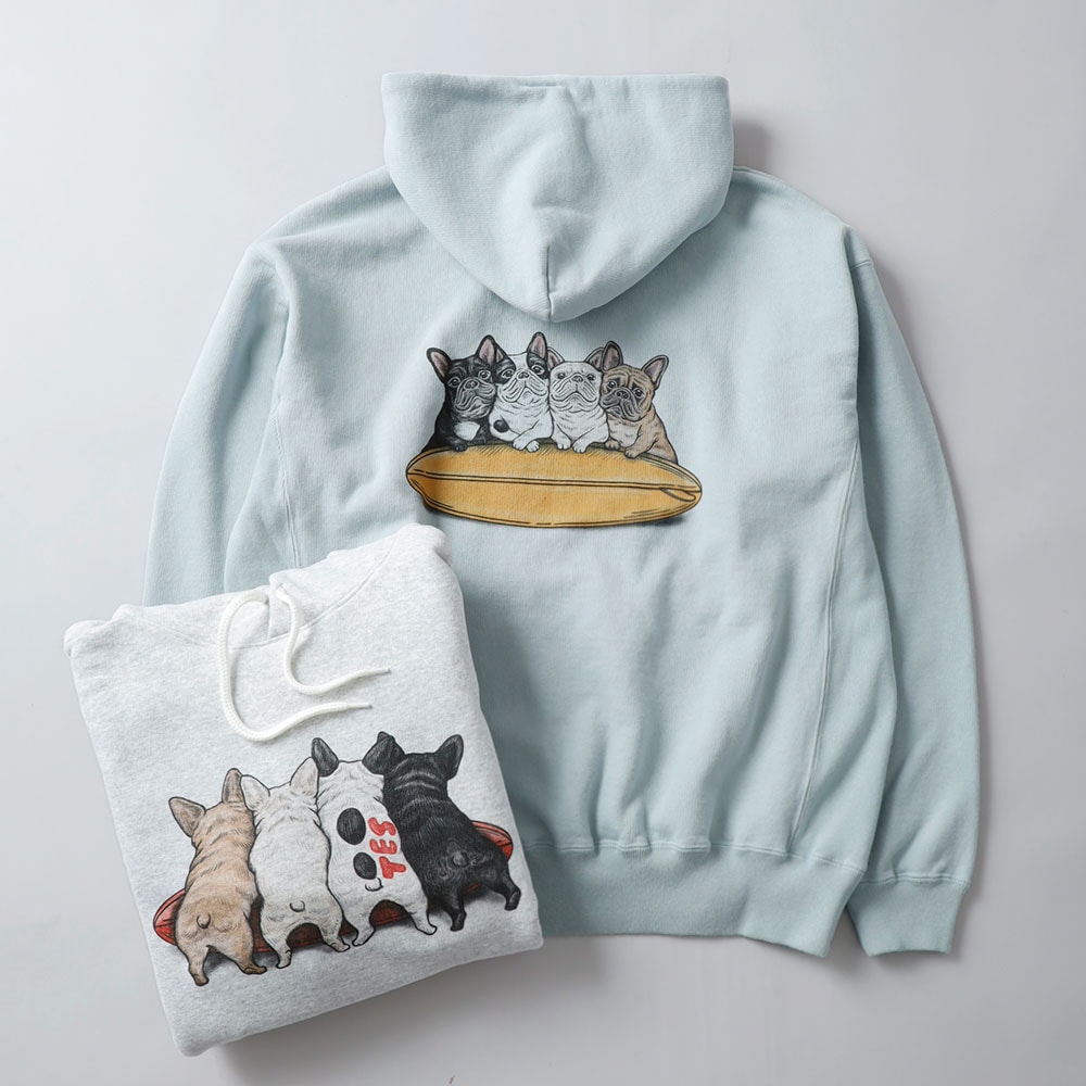 TES（テス）4BUHI サーファー スウェットパーカー