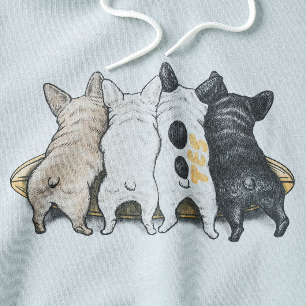 TES（テス）4BUHI サーファー スウェットパーカー