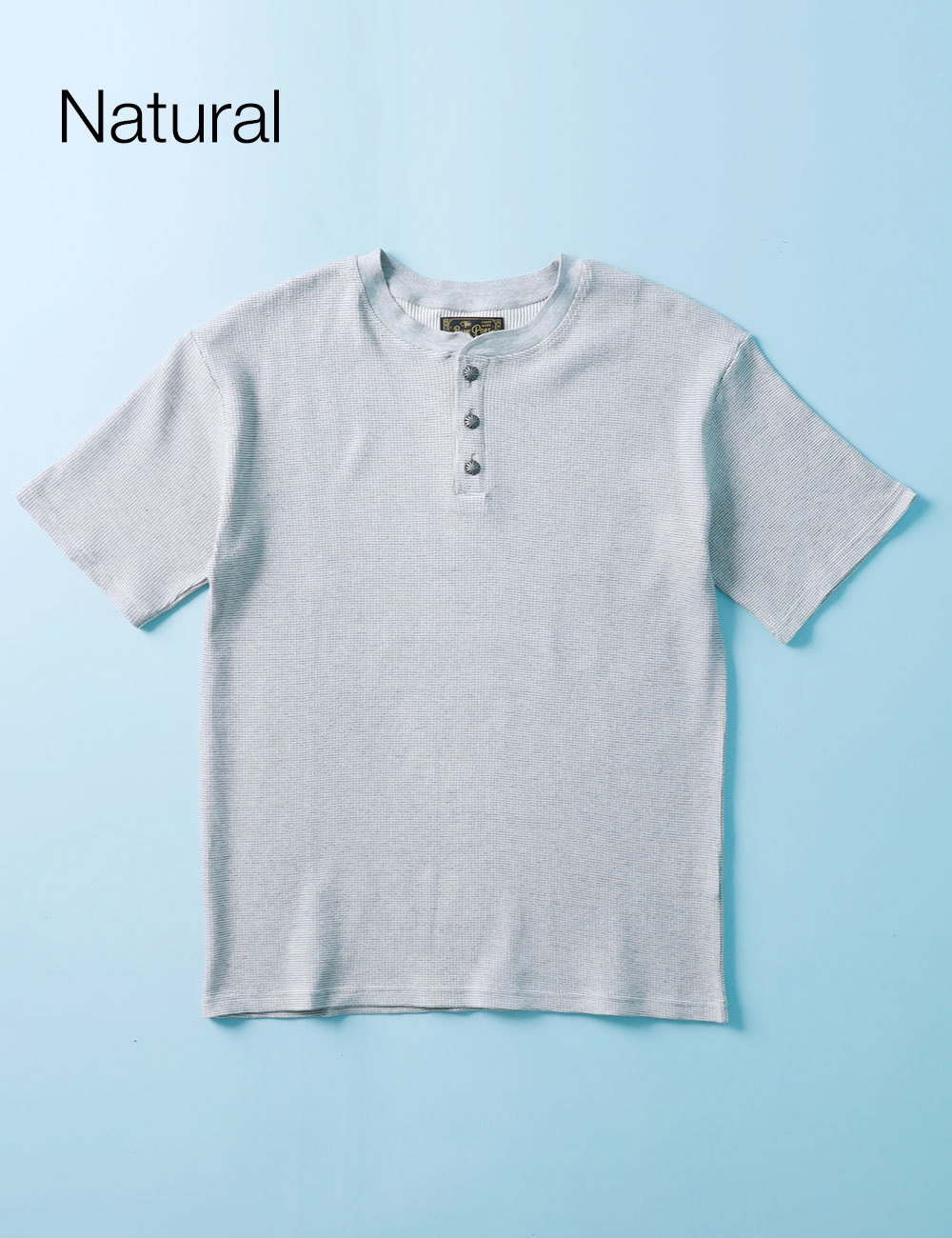 BLUE PORT ｜『伸びない』杢サーマルTシャツ