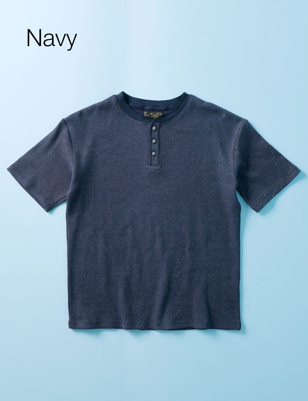BLUE PORT ｜『伸びない』杢サーマルTシャツ