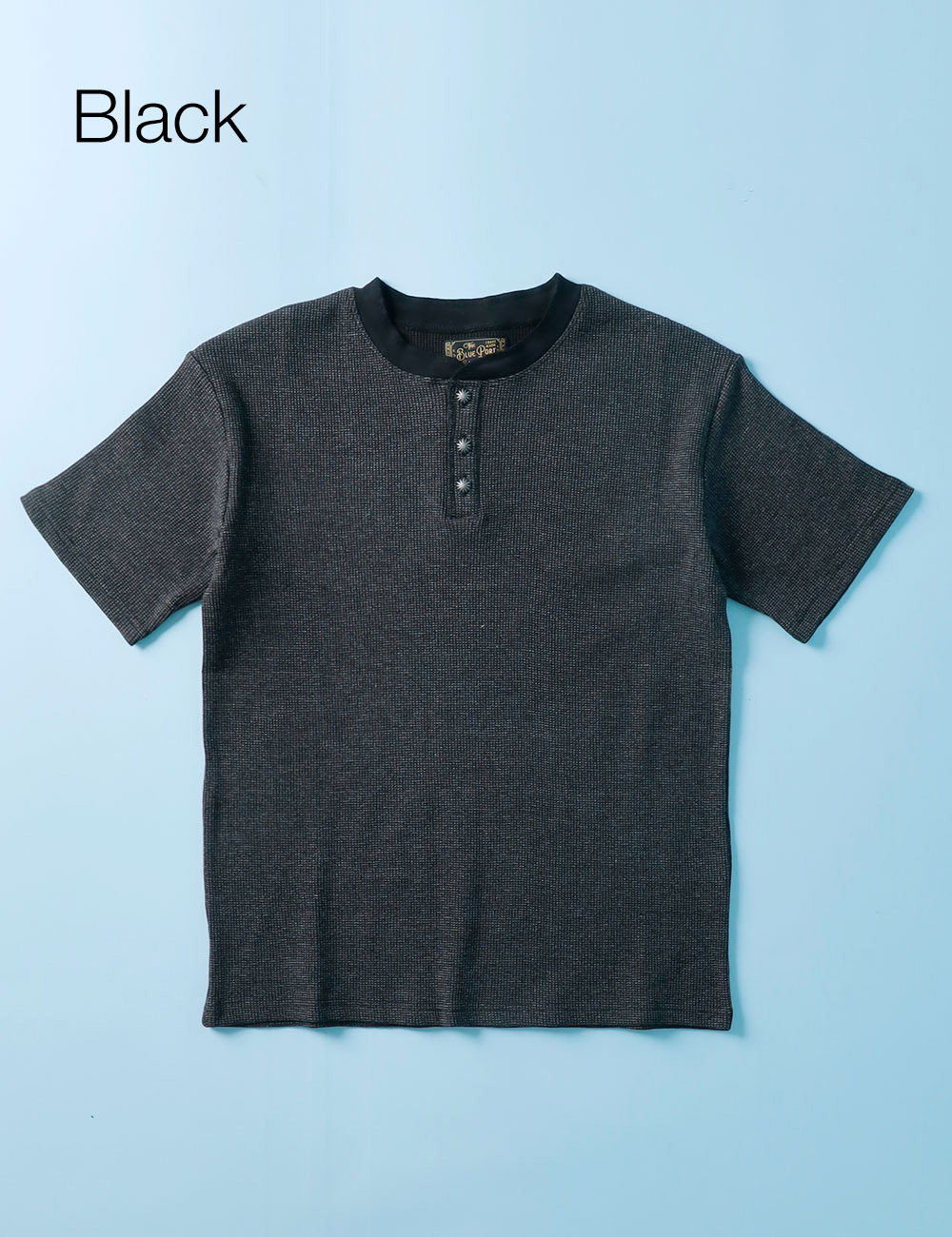 BLUE PORT ｜『伸びない』杢サーマルTシャツ