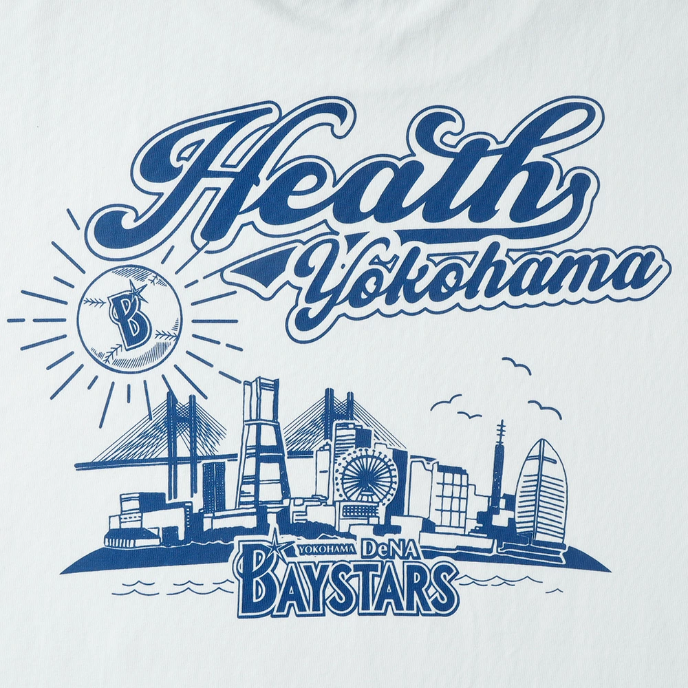 HEATH（ヒース）横浜DeNAベイスターズ公認ライセンス Tシャツ 