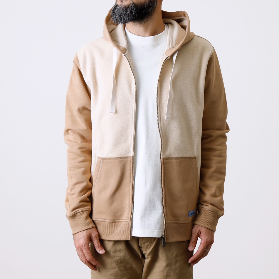 【SCOTCH&SODA】REVERSE ZIP PARKA切り替えジップパーカー