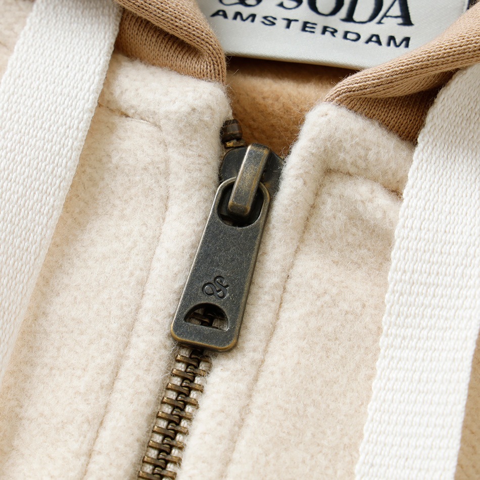 【SCOTCH&SODA】REVERSE ZIP PARKA切り替えジップパーカー