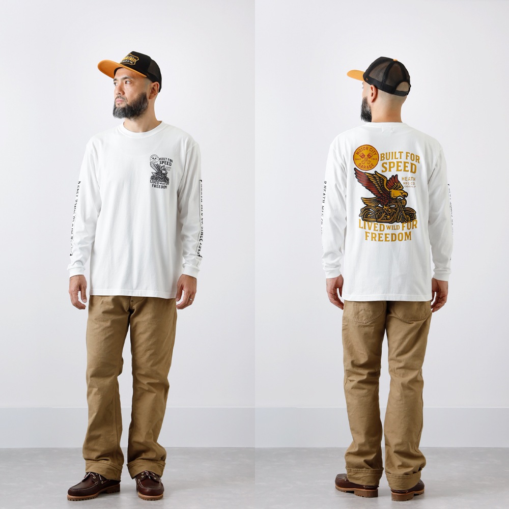 【HEATH】EAGLE BIKE HEAVY WEIGHT L/S イーグルバイク ロンT