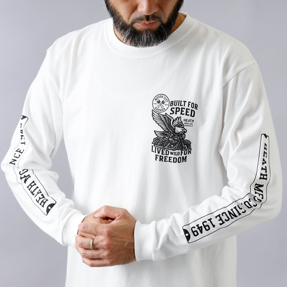 【HEATH】EAGLE BIKE HEAVY WEIGHT L/S イーグルバイク ロンT