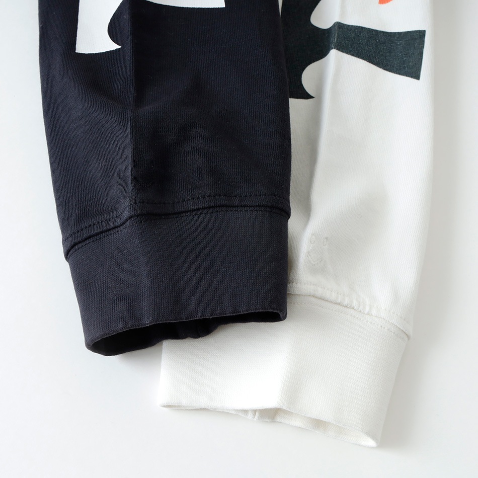 【TCSS】MIXED UP LS TEEプリントクルーロンT