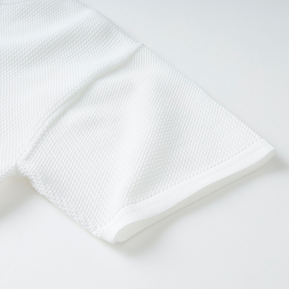 【1PIU1UGUALE3 RELAX】KNIT TEE半袖ニットTシャツ