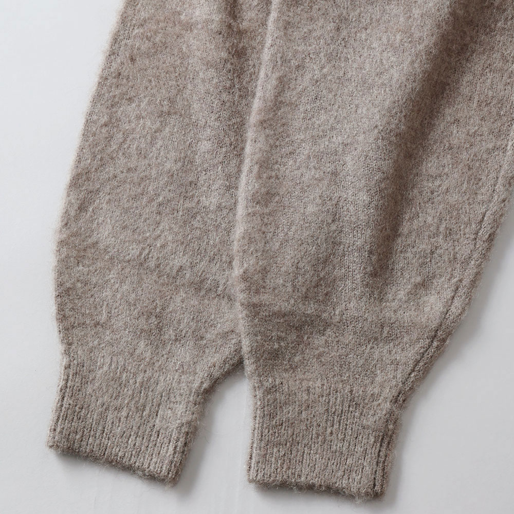 REMI RELIEF（レミレリーフ）スカ柄 起毛ニットカーデ｜アメカジ