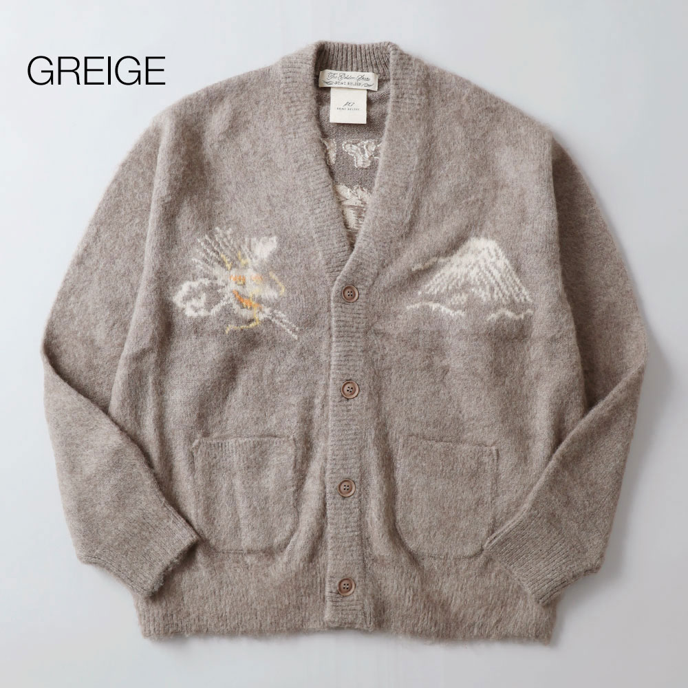 REMI RELIEF（レミレリーフ）スカ柄 起毛ニットカーデ｜アメカジ