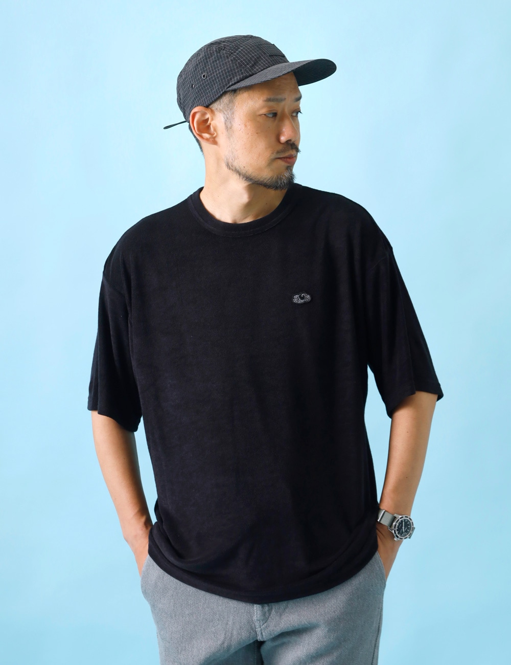1PIU1UGUALE3 RELAX｜FRUIT OF THE LOOM コラボ パイルリラックスTシャツ