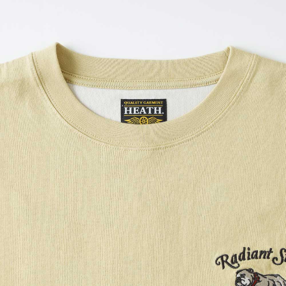 【HEATH 】EMBROIDERY SKATE BULL T-SHIRT刺繍スケートブルTシャツ
