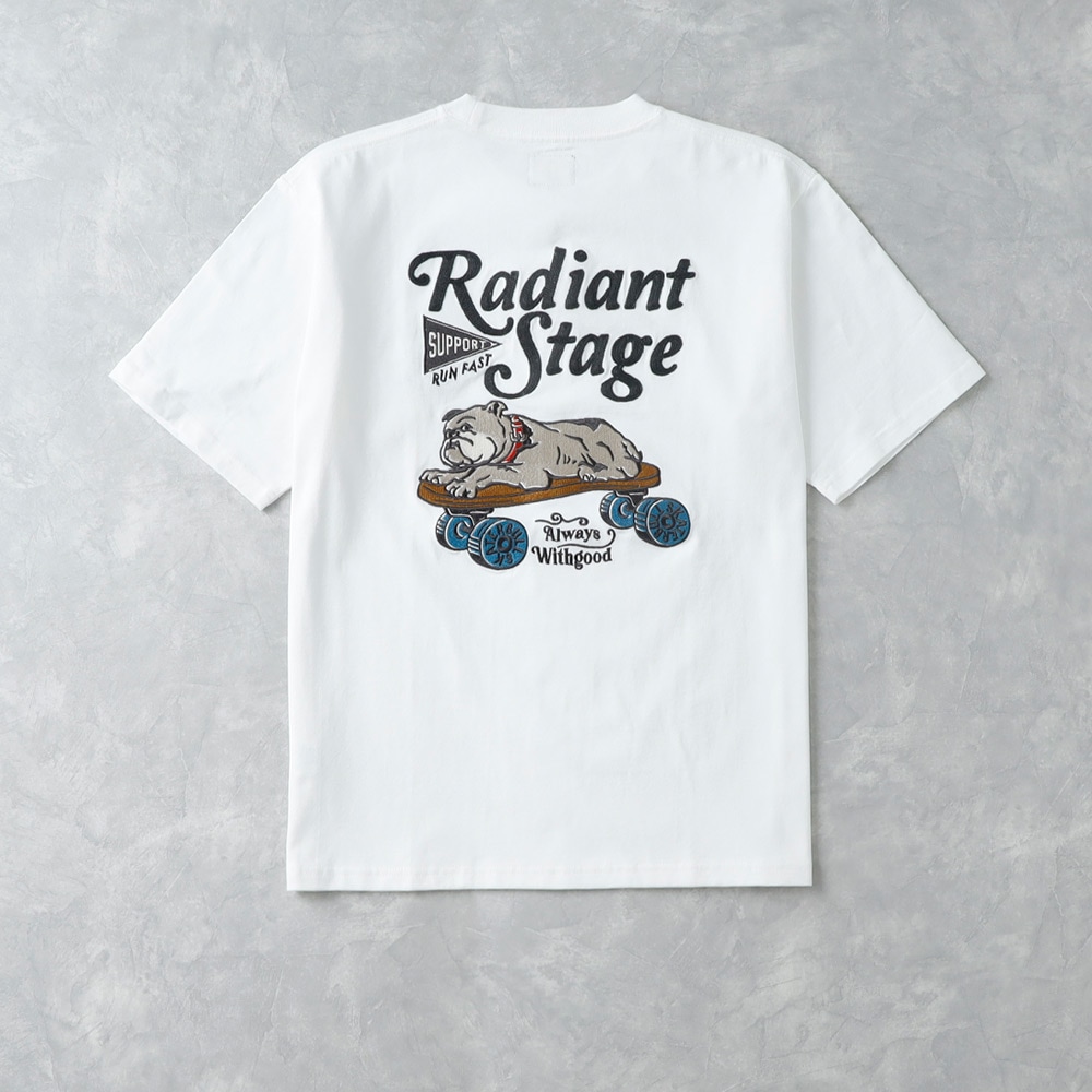 【HEATH 】EMBROIDERY SKATE BULL T-SHIRT刺繍スケートブルTシャツ