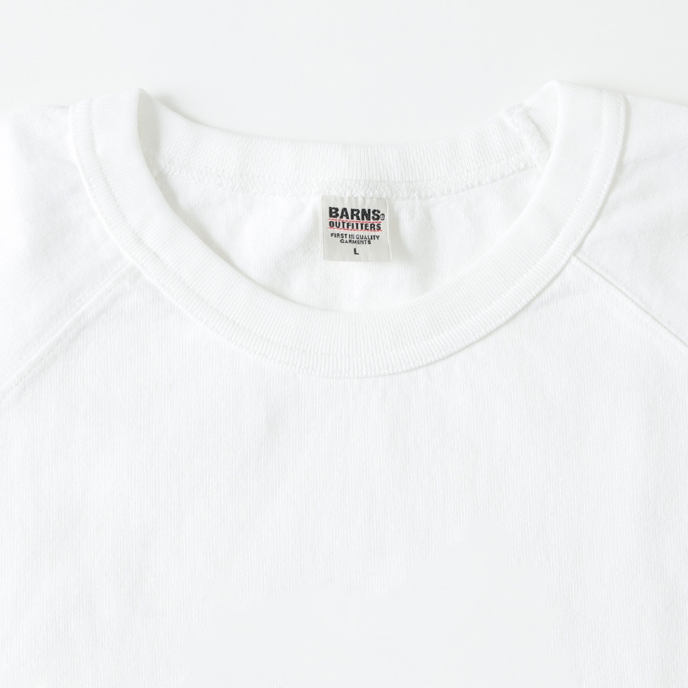 【BARNS OUTFITTERS】RAGLAN SLEEVE T-SHIRT ラグランヘヴィTシャツ