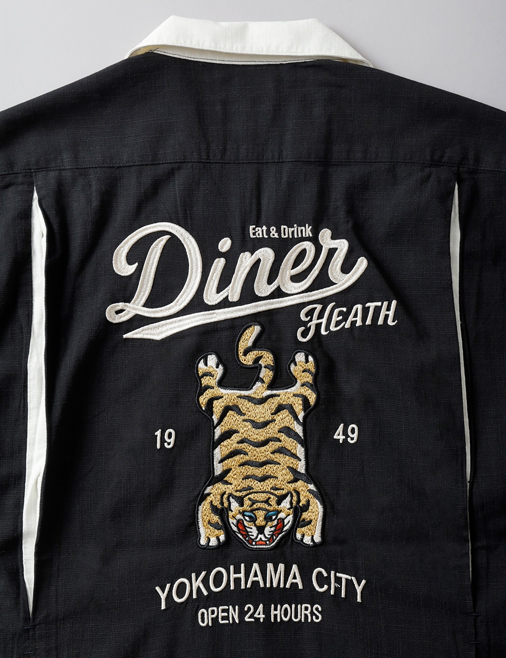 HEATH（ヒース）Diner刺繍 オープンカラーシャツ
