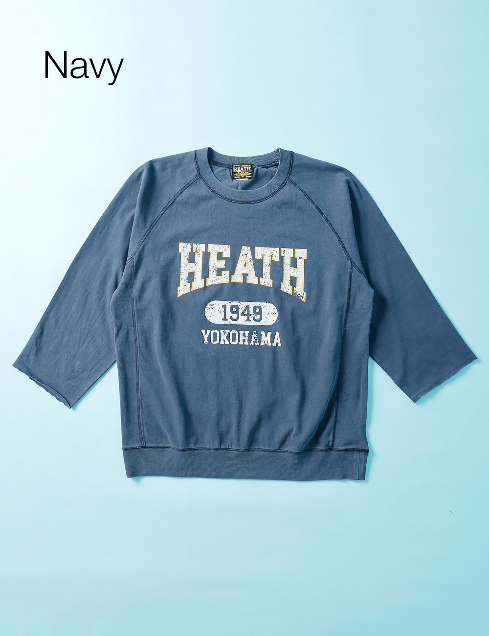 HEATH×SCREEN STARS|3/4 RAGLAN SLEEVE TEE
