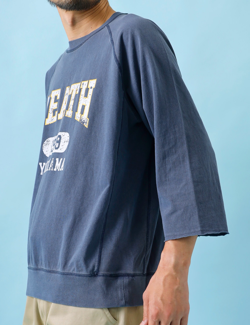 HEATH×SCREEN STARS|3/4 RAGLAN SLEEVE TEE