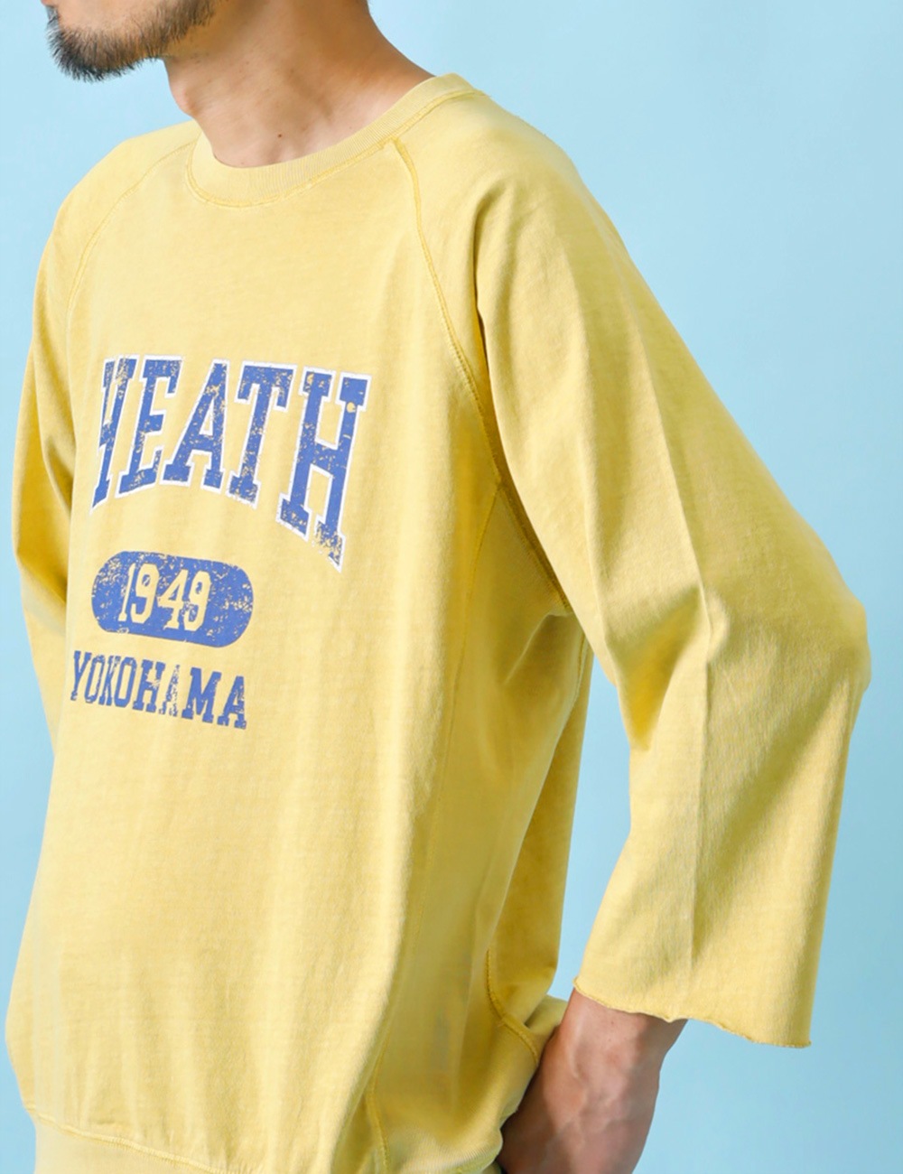 HEATH×SCREEN STARS|3/4 RAGLAN SLEEVE TEE
