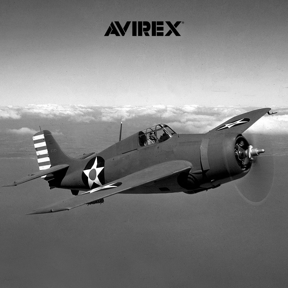 【AVIREX】TRECO CREW NECK L/S