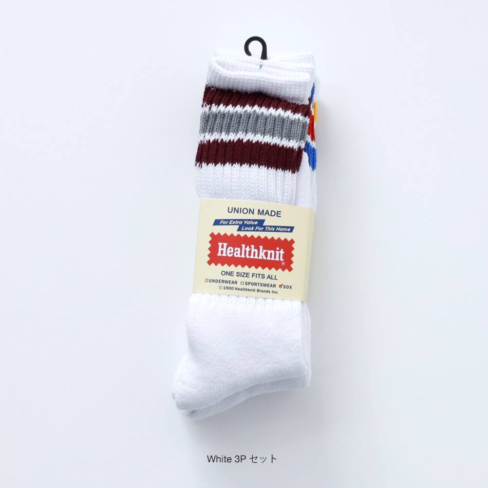 【HEALTHKNIT】3P SET CREW SOX