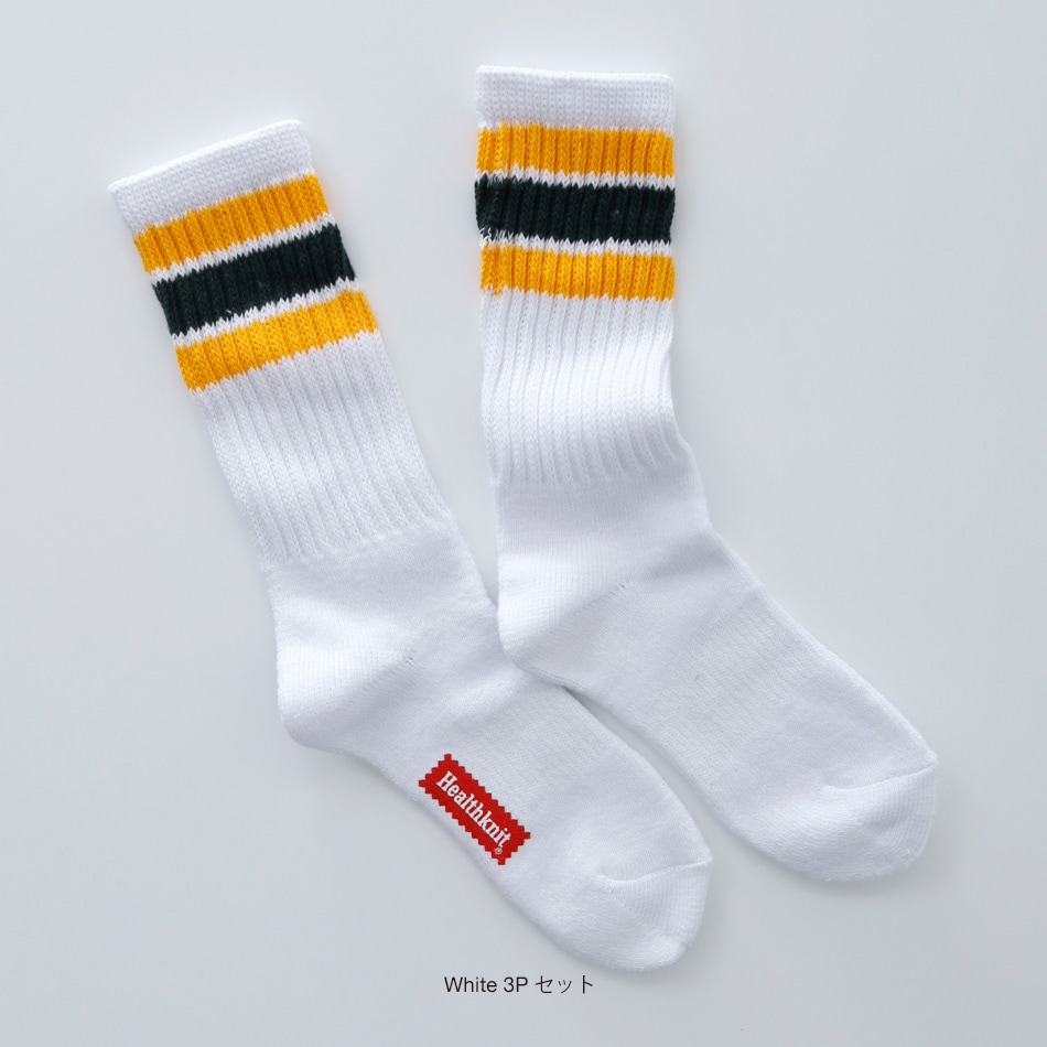 【HEALTHKNIT】3P SET CREW SOX