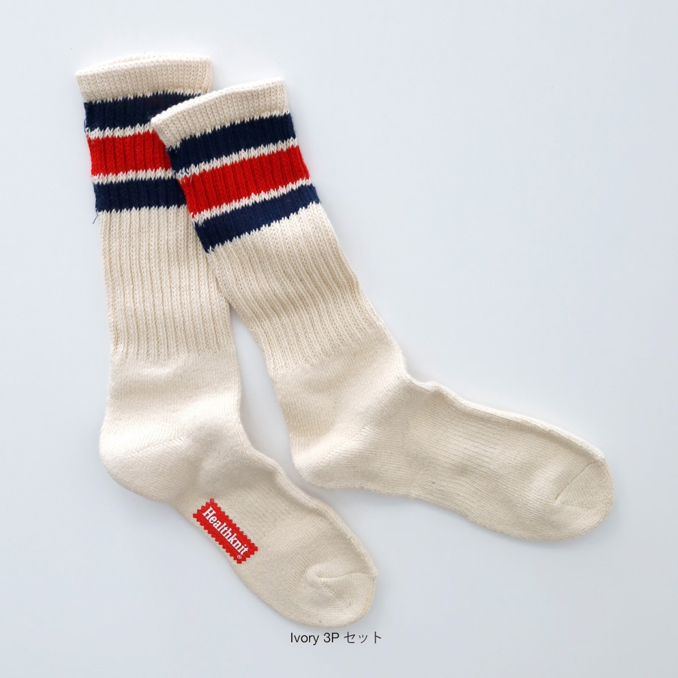 【HEALTHKNIT】3P SET CREW SOX