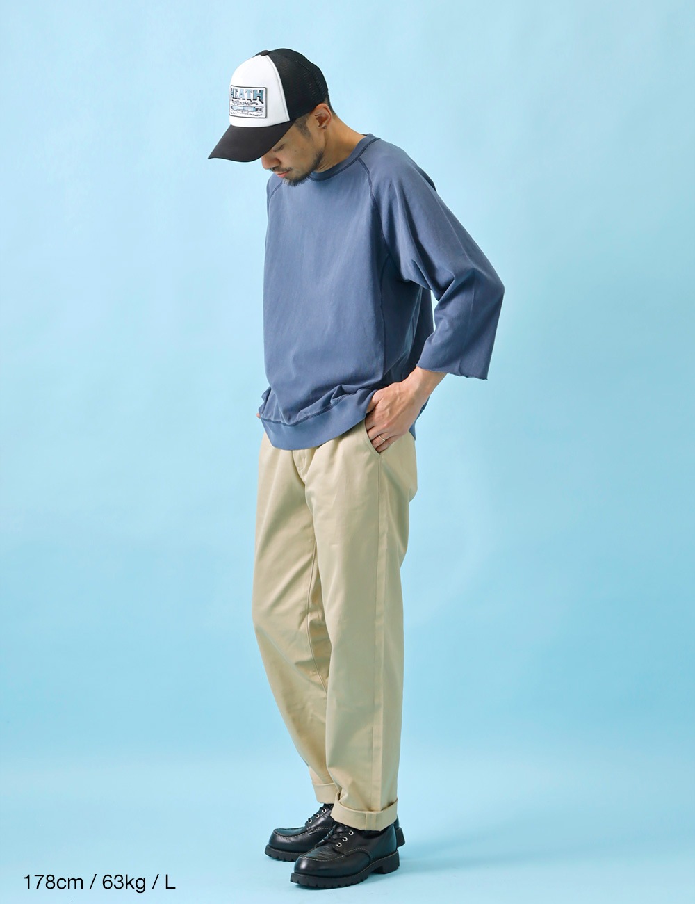 HEATH×SCREEN STARS｜3/4 RAGLAN SLEEVE TEE ”Plain”
