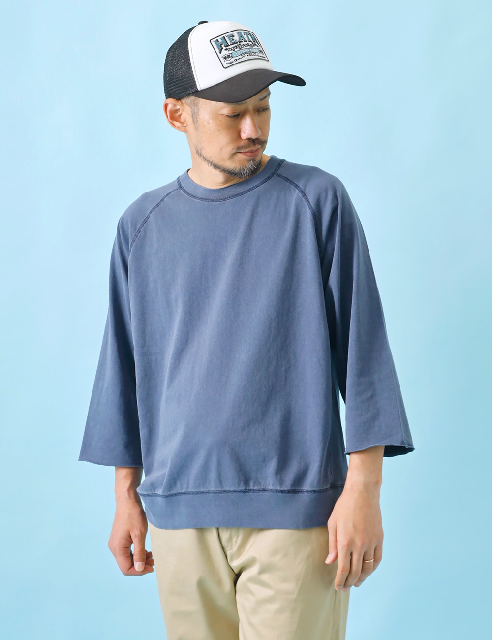 HEATH×SCREEN STARS｜3/4 RAGLAN SLEEVE TEE ”Plain”