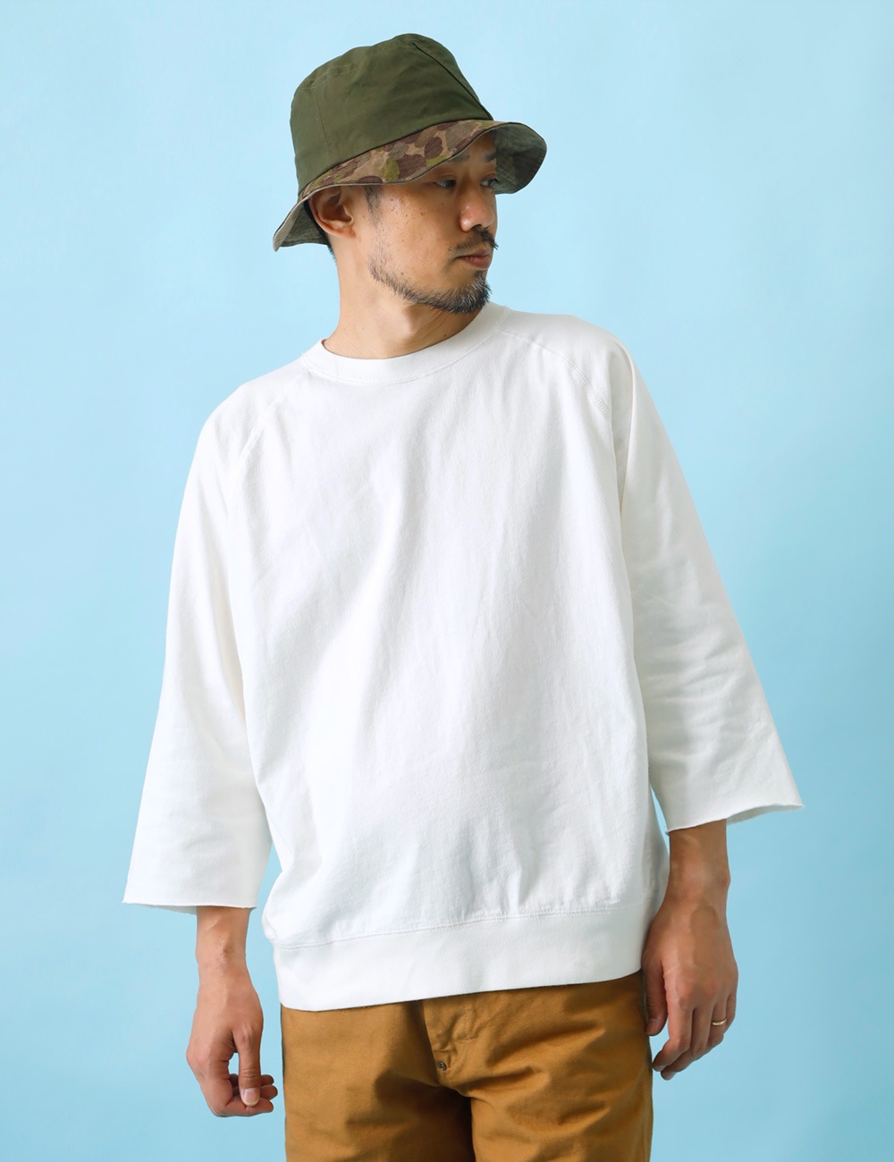 HEATH×SCREEN STARS｜3/4 RAGLAN SLEEVE TEE ”Plain”