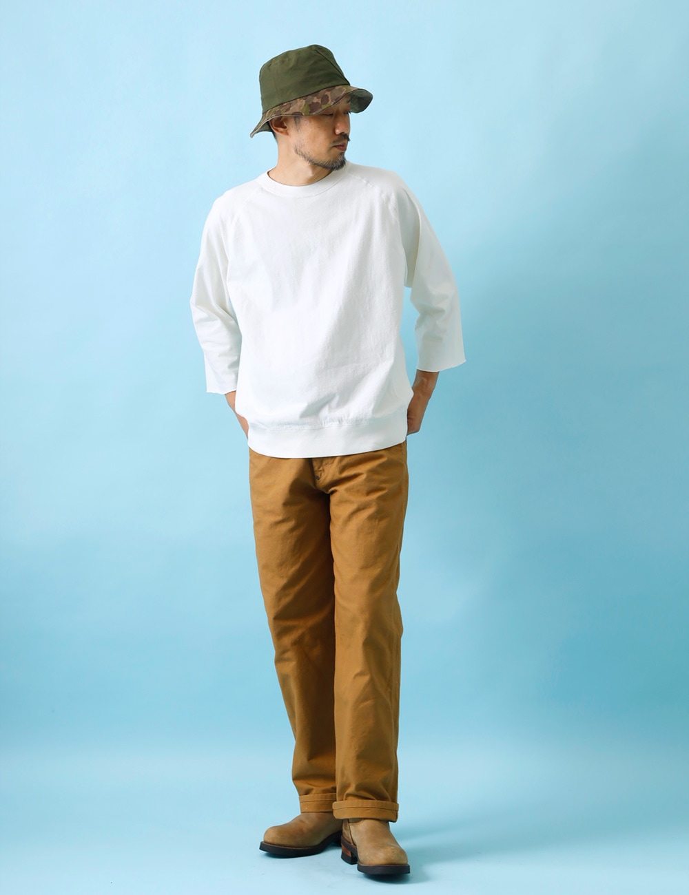 HEATH×SCREEN STARS｜3/4 RAGLAN SLEEVE TEE ”Plain”