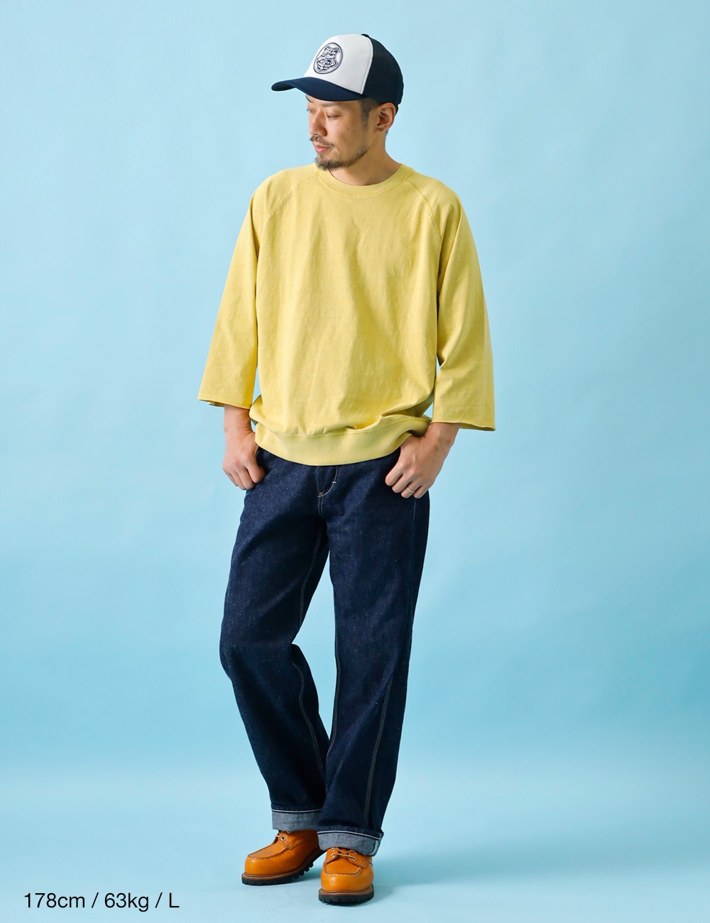 HEATH×SCREEN STARS｜3/4 RAGLAN SLEEVE TEE ”Plain”