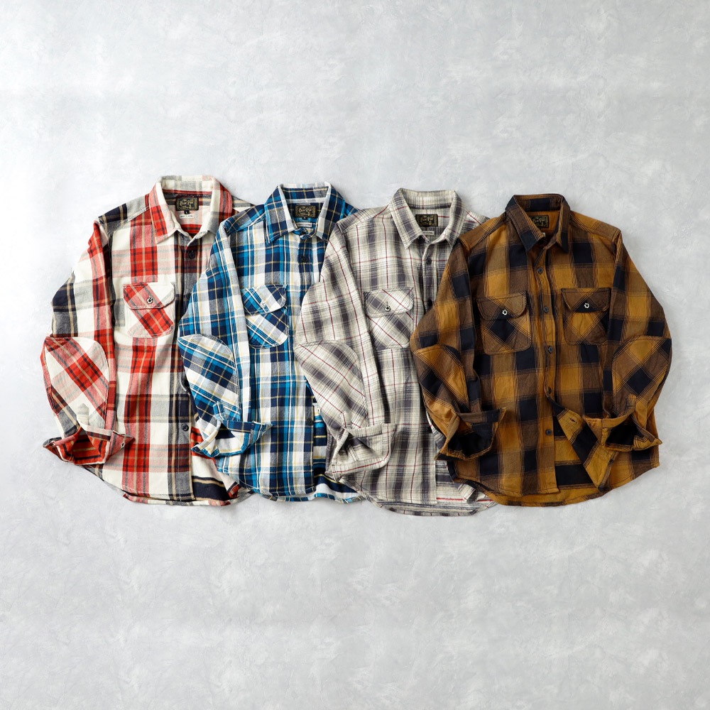 【BLUEPORT】Seaman’s HEAVY NEL SHIRT<br>シーマンズ へビーネルシャツ