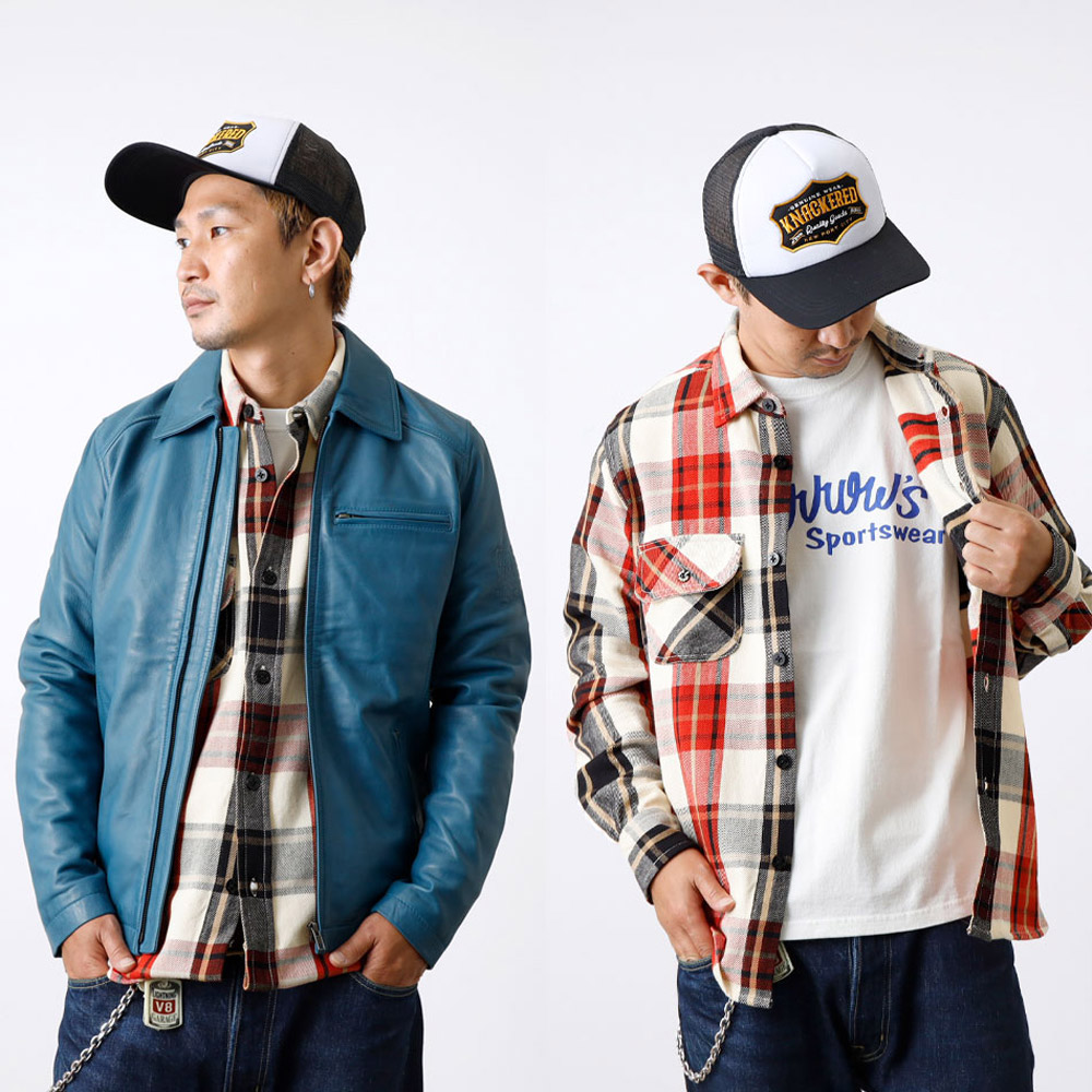 【BLUEPORT】Seaman’s HEAVY NEL SHIRT<br>シーマンズ へビーネルシャツ