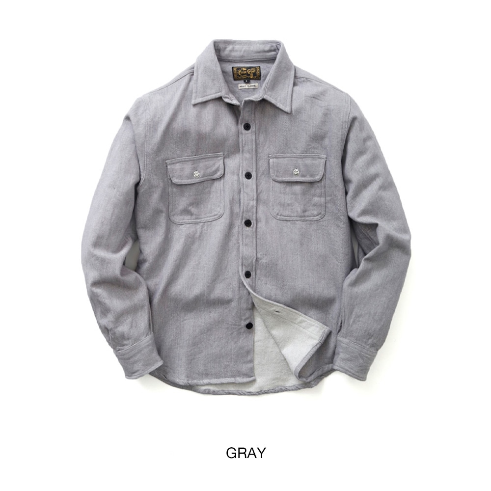 【10%OFF！ファミリーセール！】BLUEPORT Seaman’s HEAVY NEL SHIRT