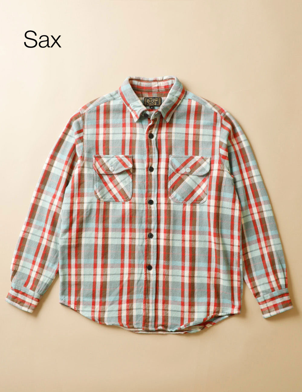 【全16色展開】BLUE PORT｜Heavy Flannel Shirt 
