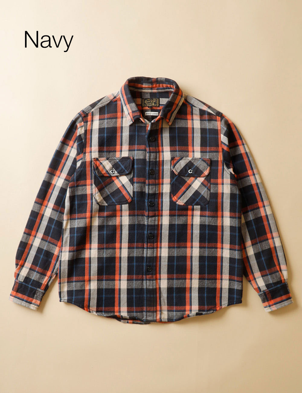 【全16色展開】BLUE PORT｜Heavy Flannel Shirt 