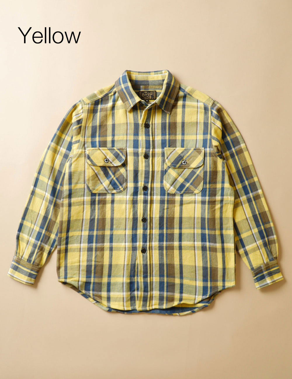 【全16色展開】BLUE PORT｜Heavy Flannel Shirt 