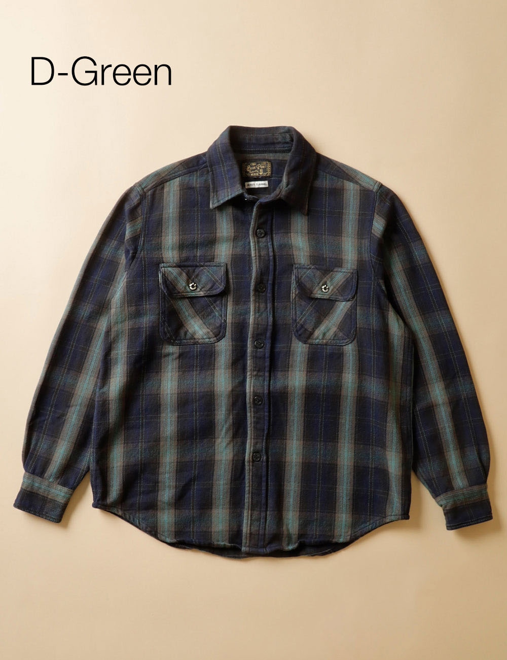 【全16色展開】BLUE PORT｜Heavy Flannel Shirt 