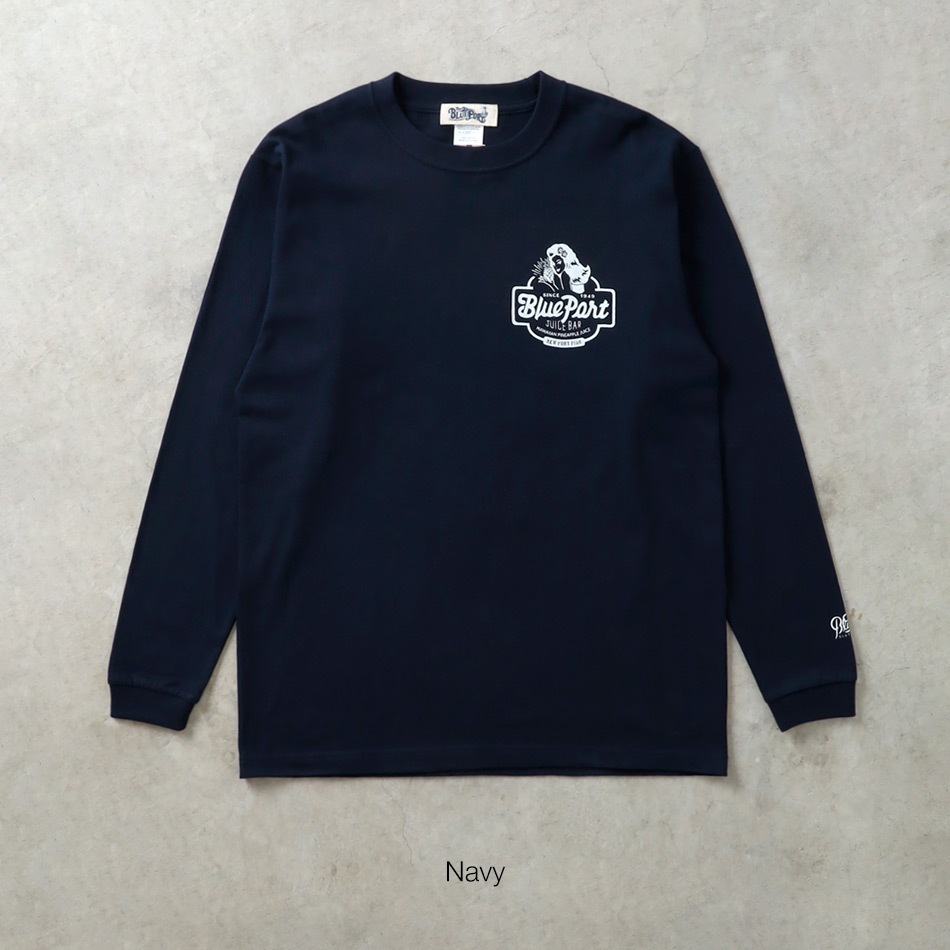 【BLUE PORT】BLUE PORT JUICE BAR HEAVY WEIGHT L/S
