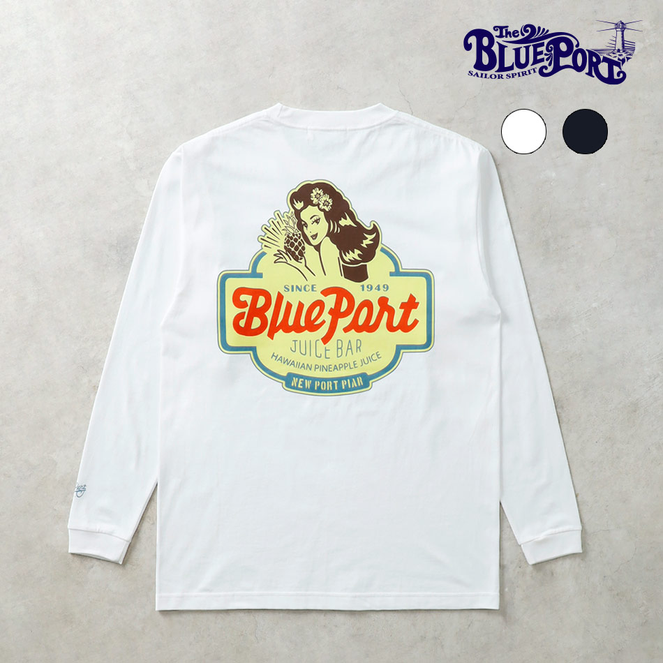 【BLUE PORT】BLUE PORT JUICE BAR HEAVY WEIGHT L/S