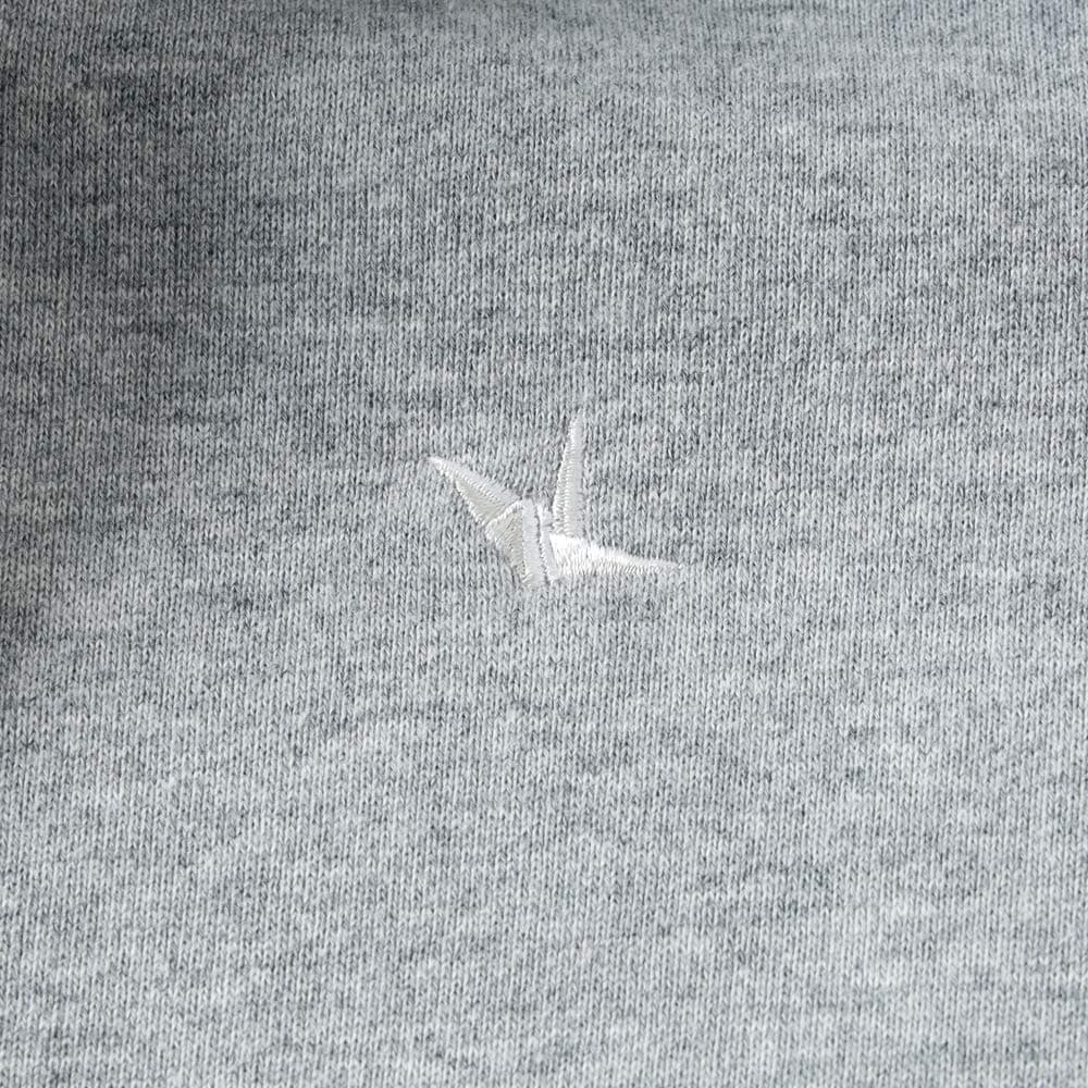 1PIU1UGUALE3 RELAX(ウノピゥウノウグァーレトレ リラックス) パイピングロゴワイドスピンドルパーカー