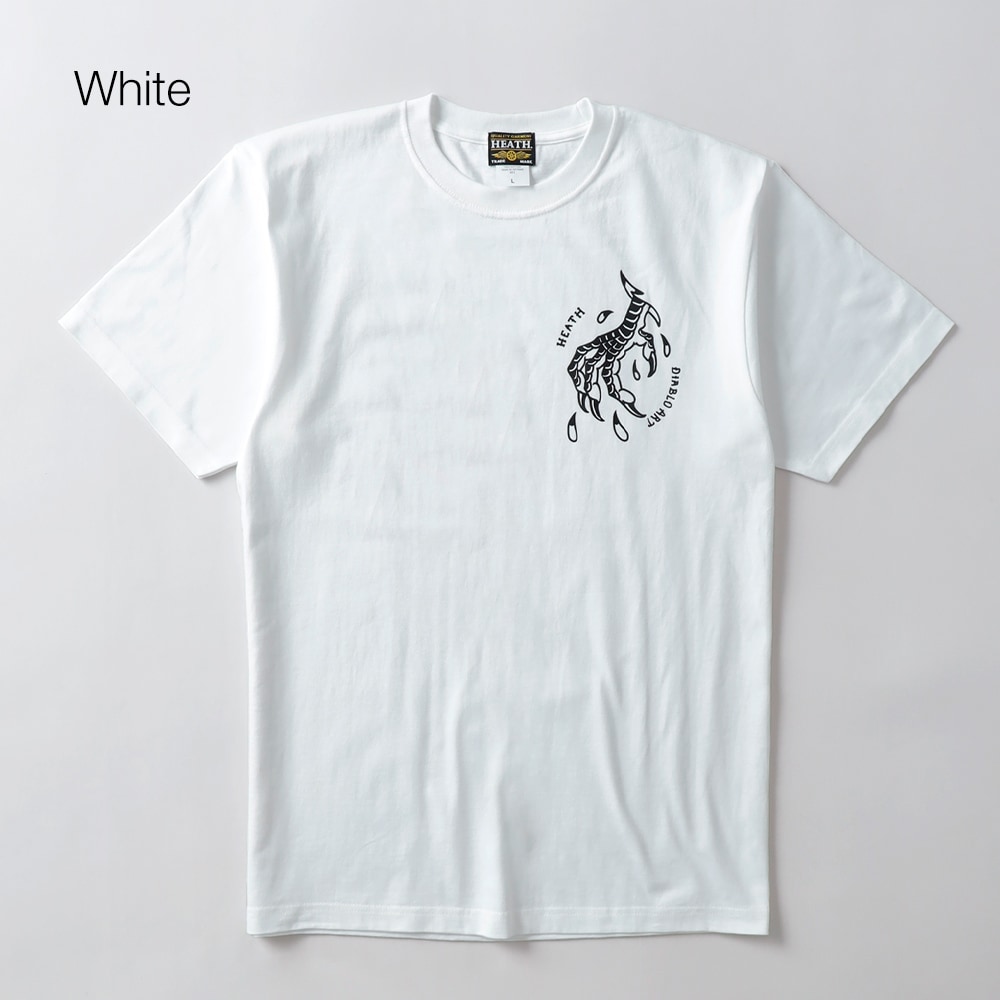 HEATH × Diablo Art（ヒース x ディアブロアート） オリジナルアートワーク ヘビーウエイトTシャツ 