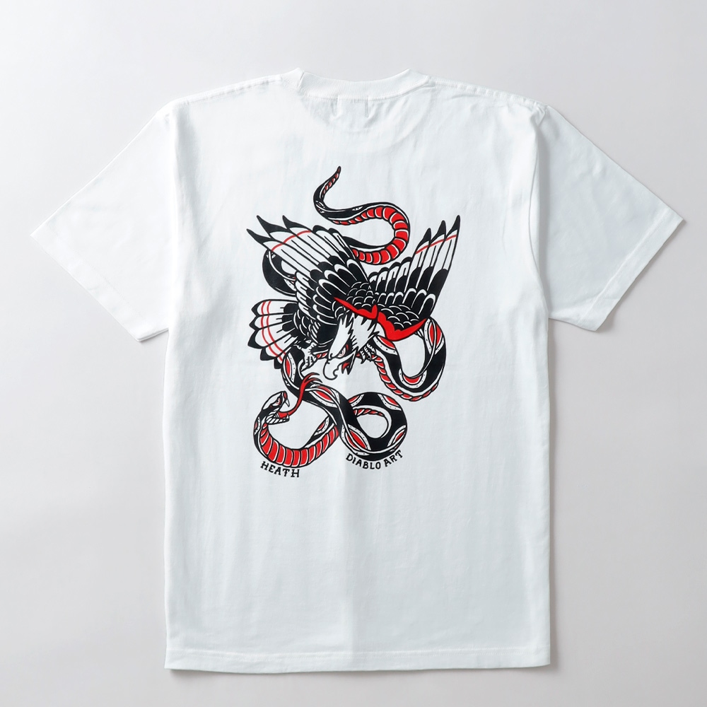 HEATH × Diablo Art（ヒース x ディアブロアート） オリジナルアートワーク ヘビーウエイトTシャツ 